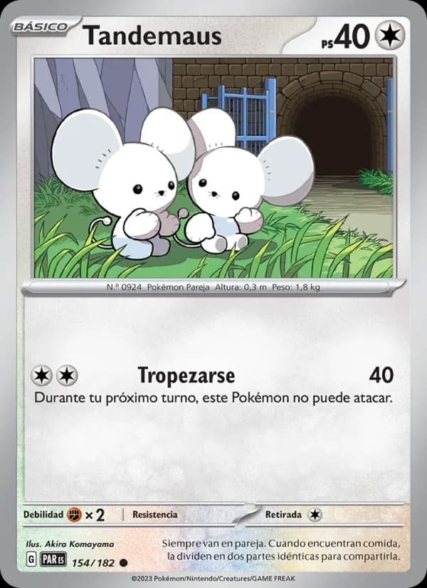 Tandemaus card in Spanish