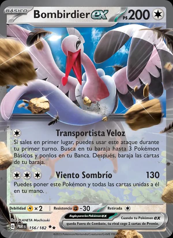 Bombirdier ex card in Spanish