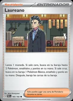 Laureano card in Spanish