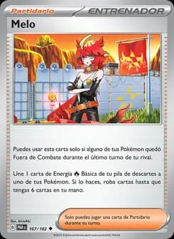 Melo card in Spanish
