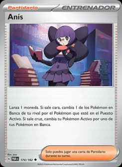 Anís card in Spanish