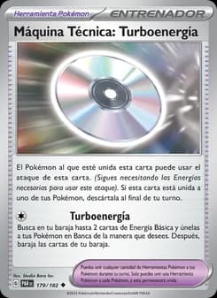 Máquina Técnica: Turboenergía card in Spanish