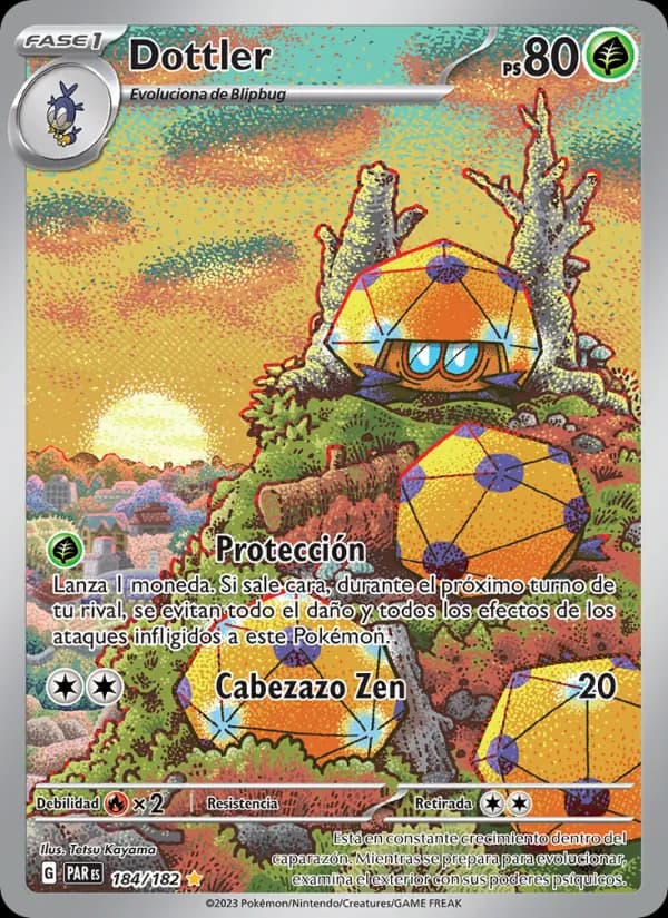 Dottler card in Spanish