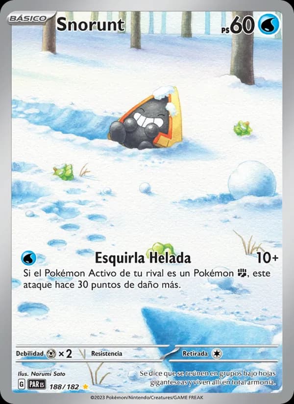 Snorunt card in Spanish