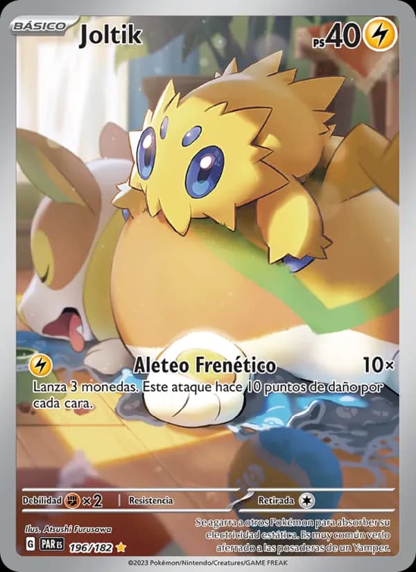 Joltik card in Spanish