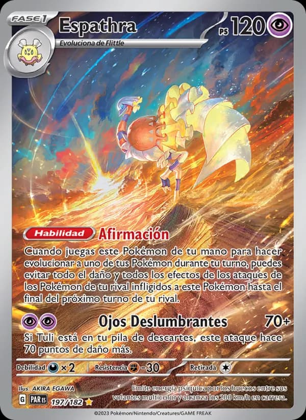 Espathra card in Spanish