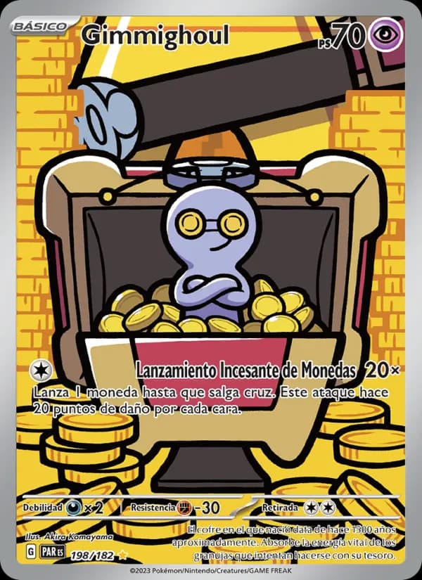 Gimmighoul card in Spanish