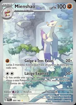 Mienshao card in Spanish