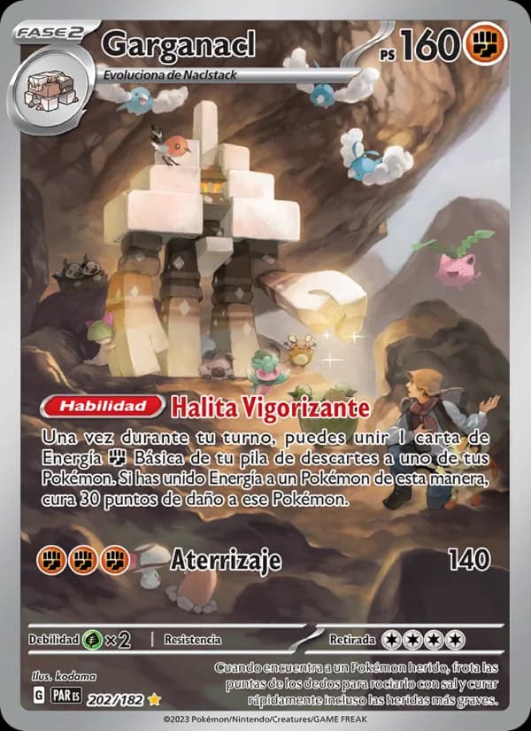 Garganacl card in Spanish