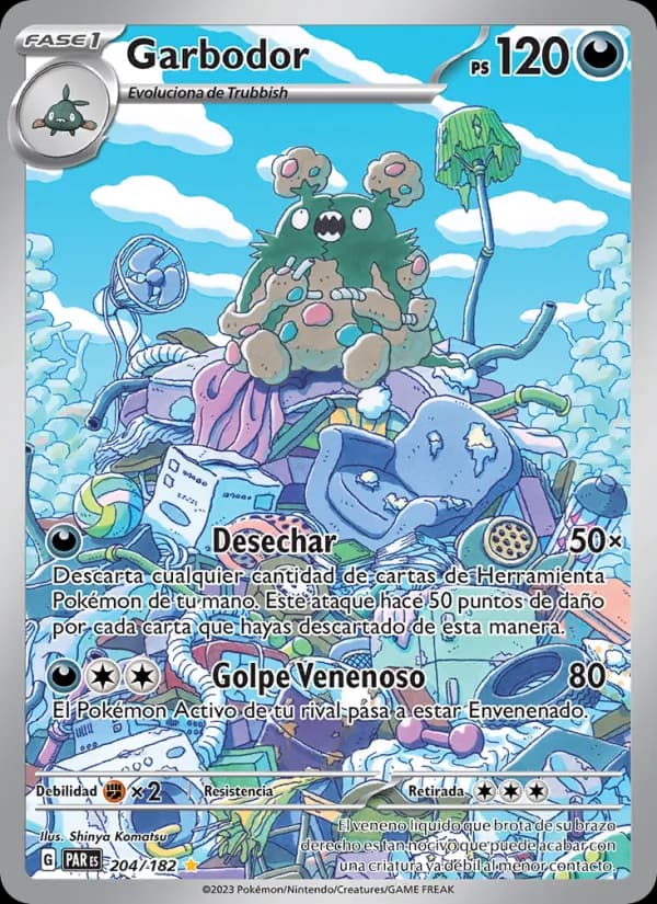 Garbodor card in Spanish