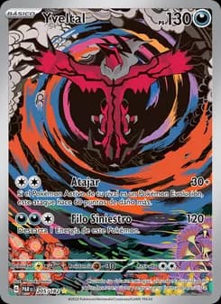 Yveltal card in Spanish