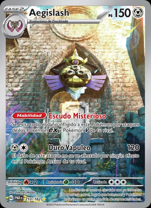 Aegislash card in Spanish