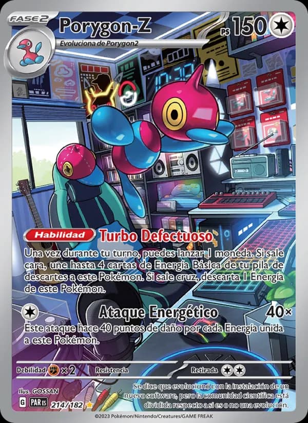 Porygon-Z card in Spanish