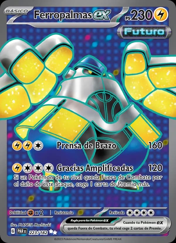 Ferropalmas ex card in Spanish