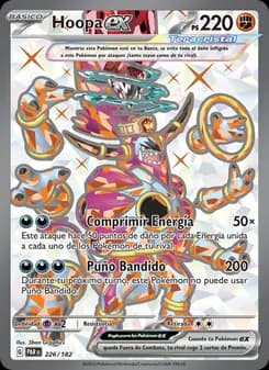 Hoopa ex card in Spanish