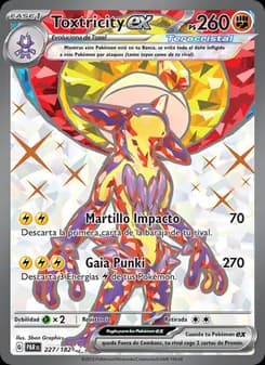Toxtricity ex card in Spanish