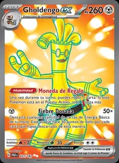 Gholdengo ex card in Spanish
