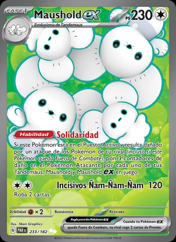 Maushold ex card in Spanish