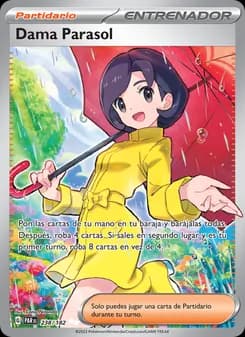 Dama Parasol card in Spanish