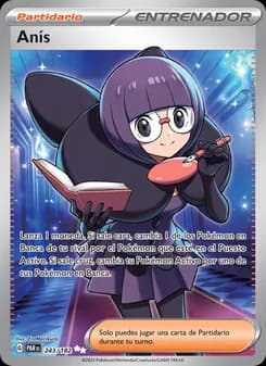 Anís card in Spanish