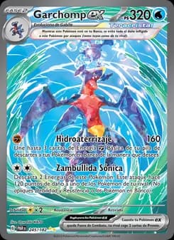 Garchomp ex card in Spanish