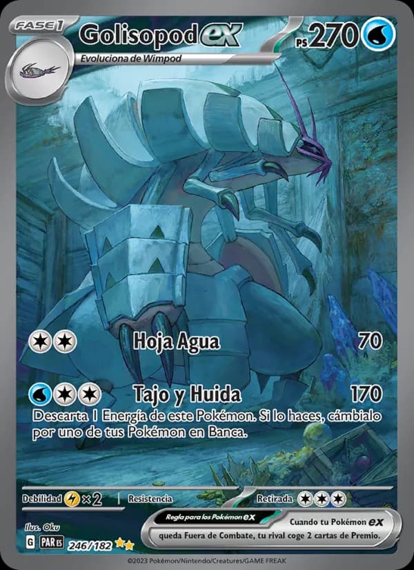 Golisopod ex card in Spanish
