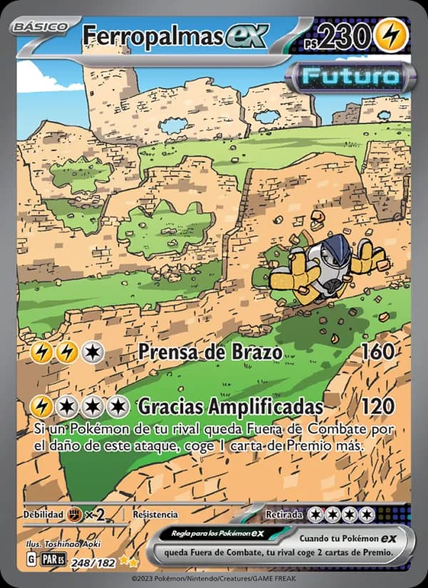 Ferropalmas ex card in Spanish