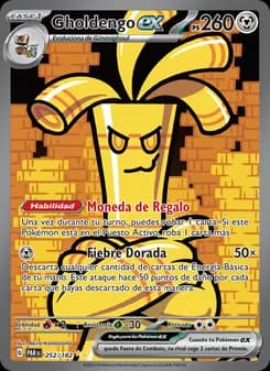 Gholdengo ex card in Spanish
