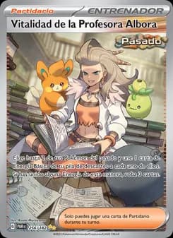Vitalidad de la Profesora Albora card in Spanish