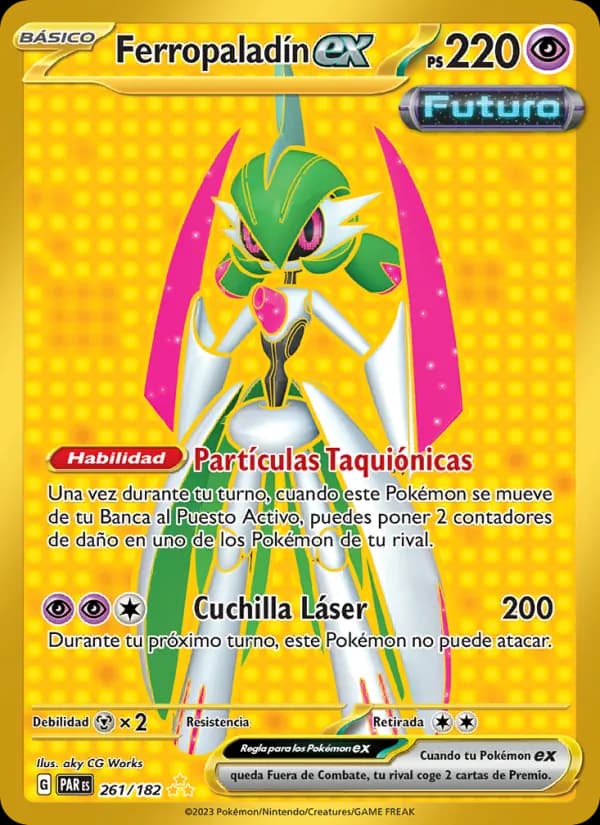 Ferropaladín ex card in Spanish