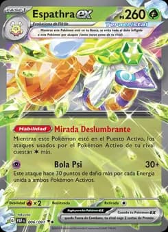Espathra ex card in Spanish