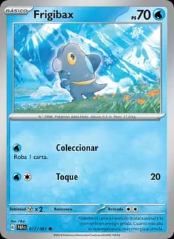 Frigibax card in Spanish