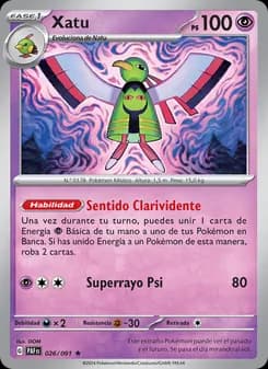 Xatu card in Spanish
