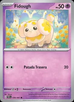 Fidough card in Spanish