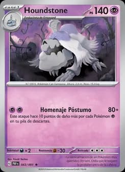 Houndstone card in Spanish