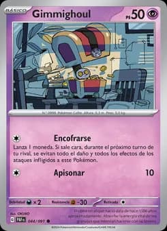 Gimmighoul card in Spanish