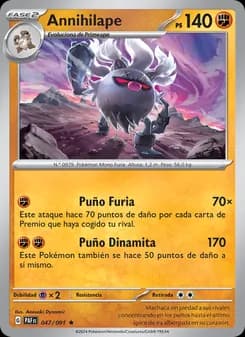 Annihilape card in Spanish