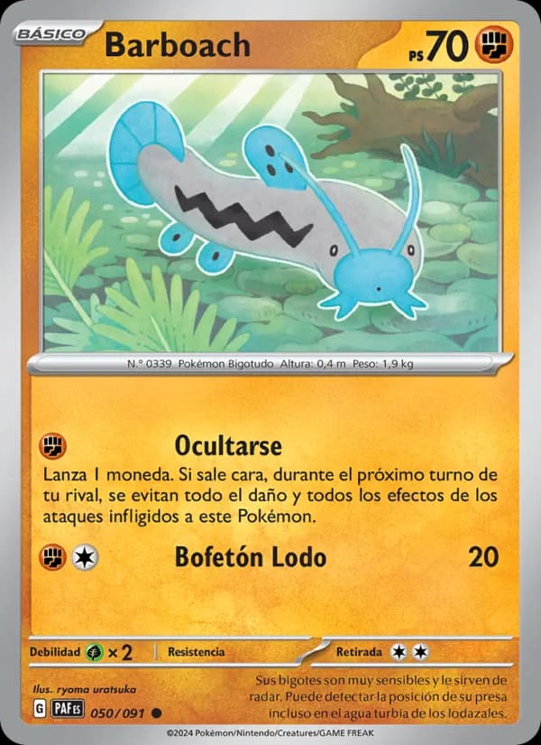 Barboach card in Spanish