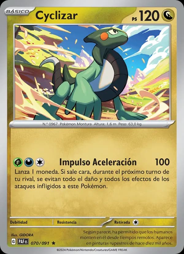 Cyclizar card in Spanish