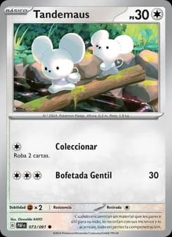Tandemaus card in Spanish
