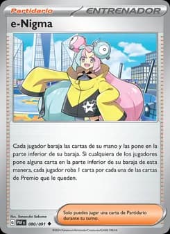 e-Nigma card in Spanish