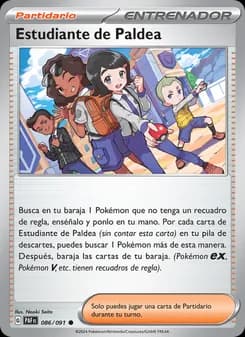Estudiante de Paldea card in Spanish