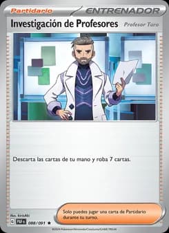 Investigación de Profesores card in Spanish
