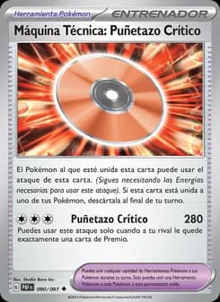 Máquina Técnica: Puñetazo Crítico card in Spanish