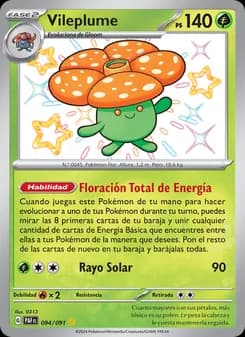 Vileplume card in Spanish