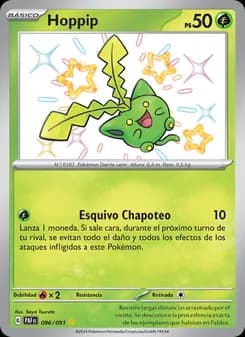 Hoppip card in Spanish
