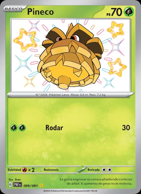 Pineco card in Spanish