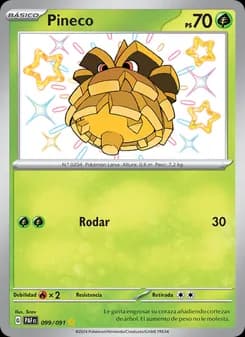 Pineco card in Spanish