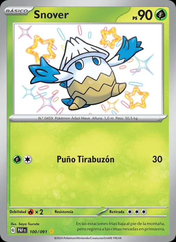 Snover card in Spanish