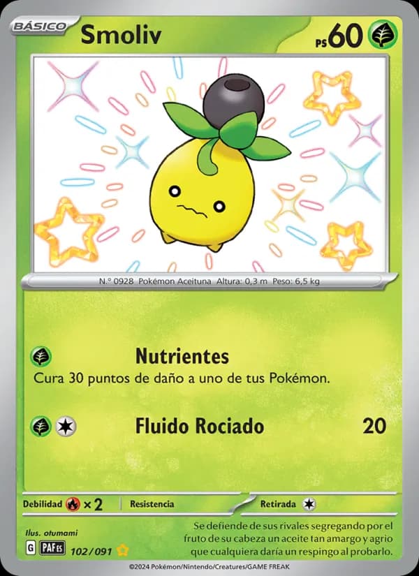 Smoliv card in Spanish